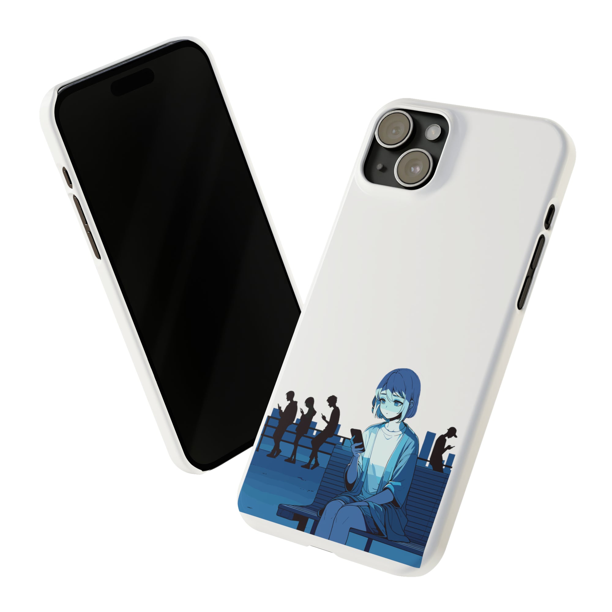 'Digital Solitude' Slim Phone Case